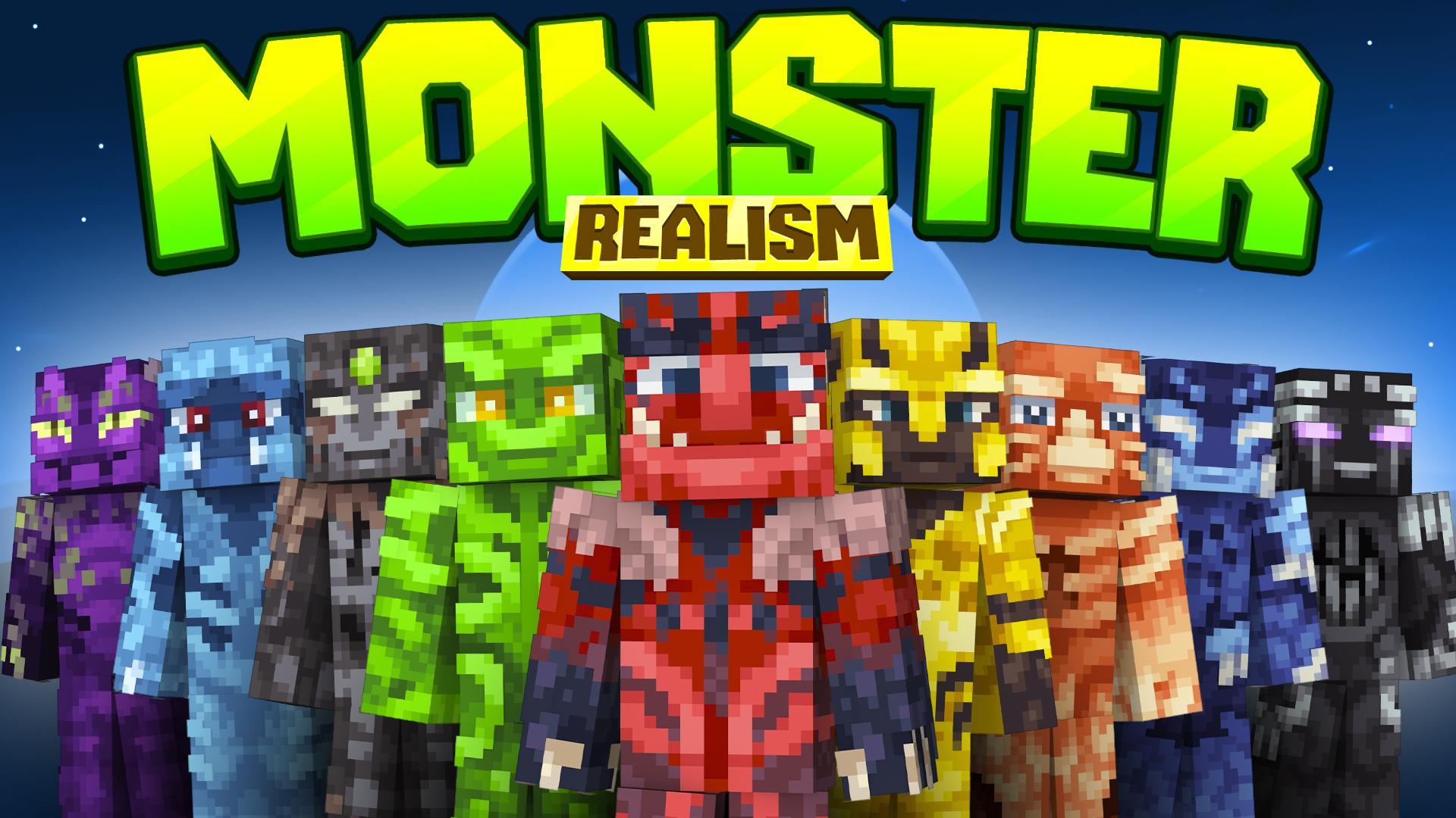 Monster Realism Minecraft Marketplace Skinpack